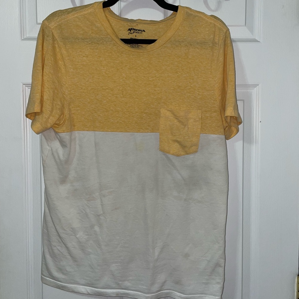 Arizona Jean Co. Orange & White T-Shirt M